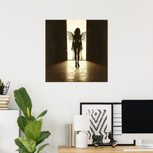 Gothic Wings of Shadowlight Dark Fantasy Poster