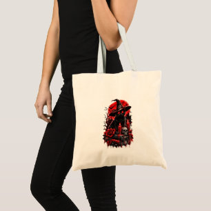 Gothic Witch Black Cat Halloween Skull Candle Desi Tote Bag
