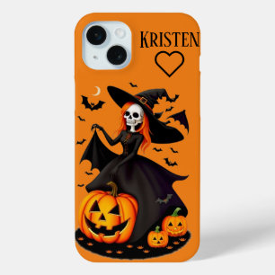 Gothic witch iPhone 15 mini case