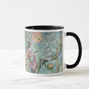 Gothic Witch Ghost Halloween Mug