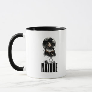 Gothic Witch Nature Full Moon Design    mug 