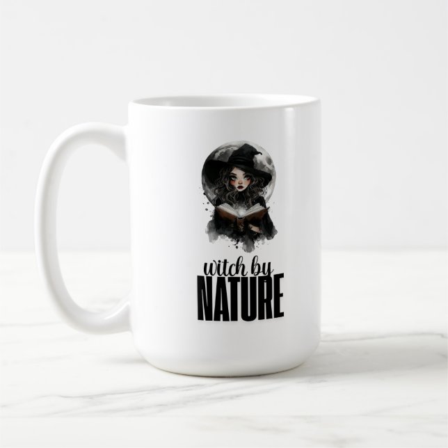 Gothic Witch Nature Full Moon Design || mug  (Left)