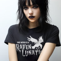 Gothic Witchcraft Raven Lunatic Goth Witch