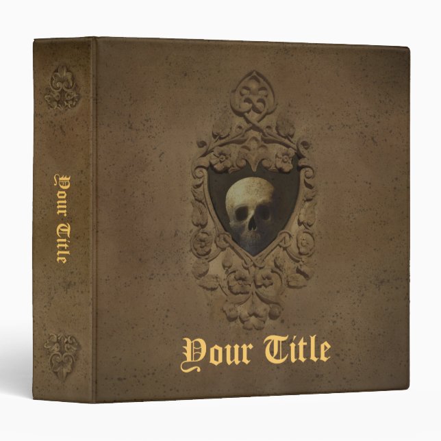Gothic with Skull Binder (Front/Spine)