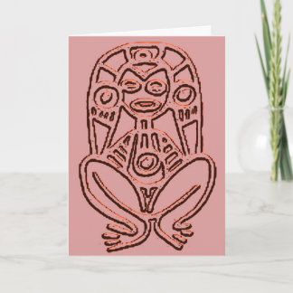 GothicChicz Caguana petroglyph Greeting Card