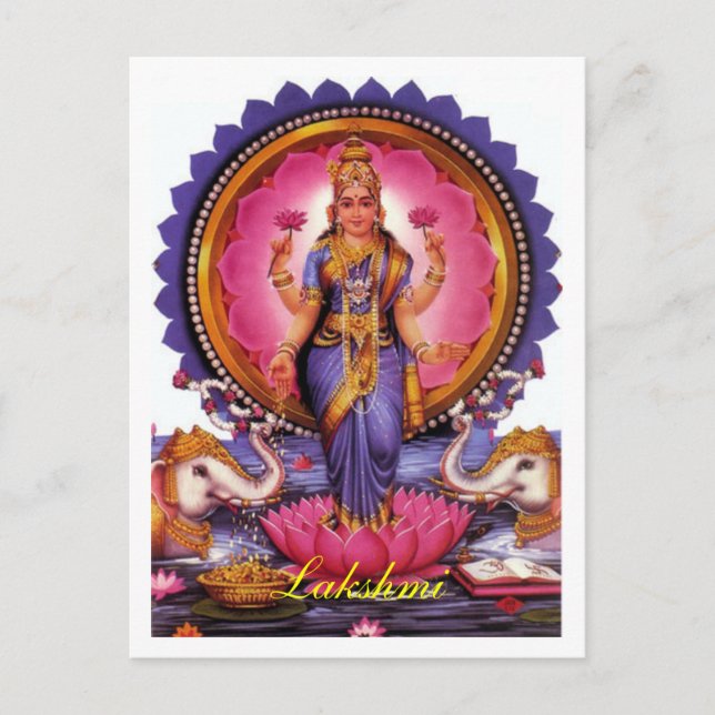 GothicChicz Lakshmi Postcard (Front)