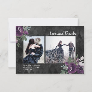 Gothique Amour et Merci deux Mariage photo