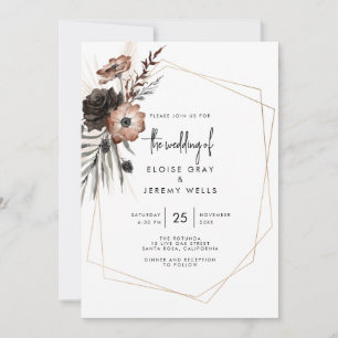 Gothique Boho Faire-part de mariage