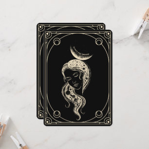 Gothique, Carte Tarot, toute invitation d'annivers