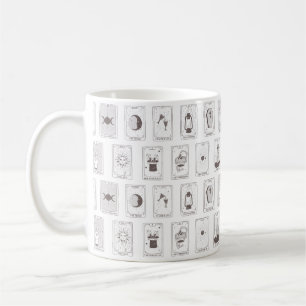 Gothique esthétique carte Tarot Mug