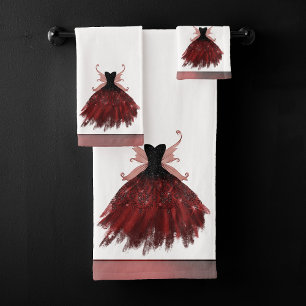 Gothique Fairy Crimson Gown Fer rouge profond ra