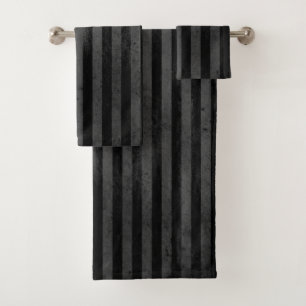 Gothique Grungy Black Stripe