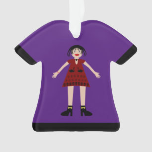 Gothique Halloween Vampire Lady Nom personnalisé