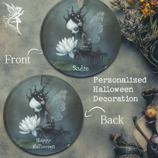 Gothique Imaginaire foncé Fairy Skeleton Nom perso