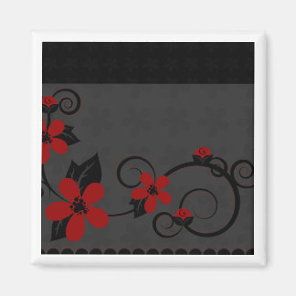 Gothique Kokeshi Kimono Design Magnet