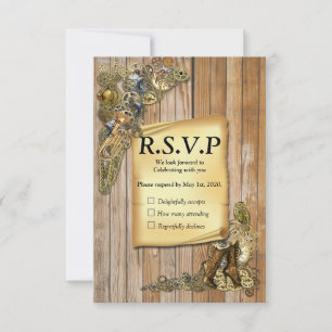 Gothique - Steampunk RSVP sur bois