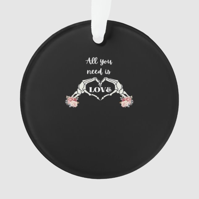 Gothique Valentines Classique - Squelette Mains Co (devant)