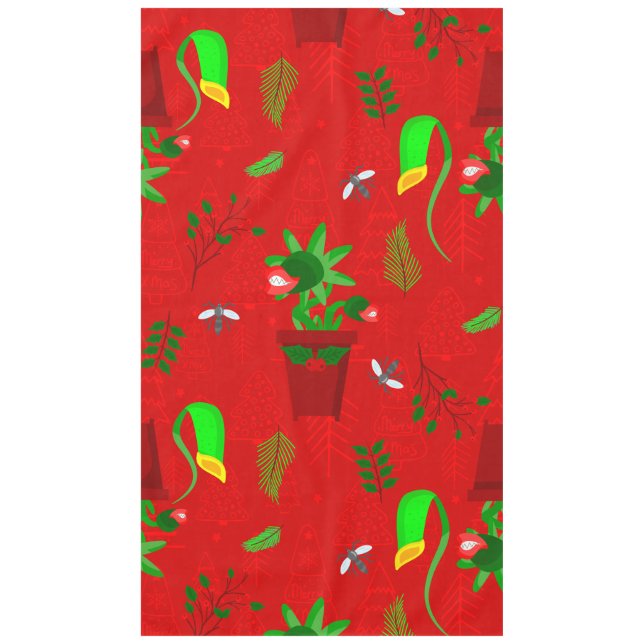 gothmas christmas venus flytrap creepmas tablecloth (Front)
