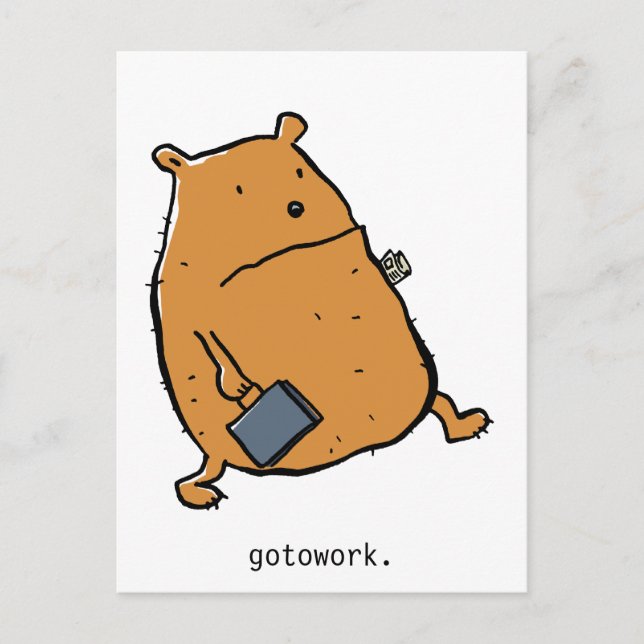 gotowork. postcard (Front)