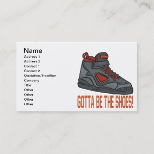 Gotta Be The Shoes Business Card