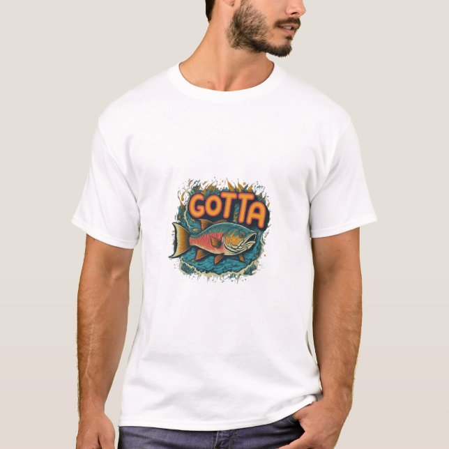 "Gotta Catch 'Em - Vibrant Retro Adventure T-Shirt (Front)