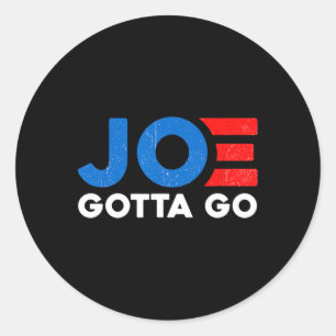 Gotta Go Save America Vote 2024 Men Women Politica Classic Round Sticker