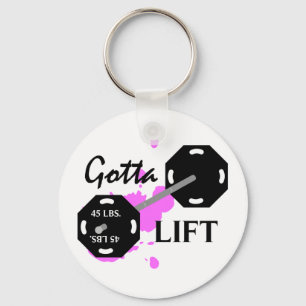 Gotta Lift Weightlifting Keychain