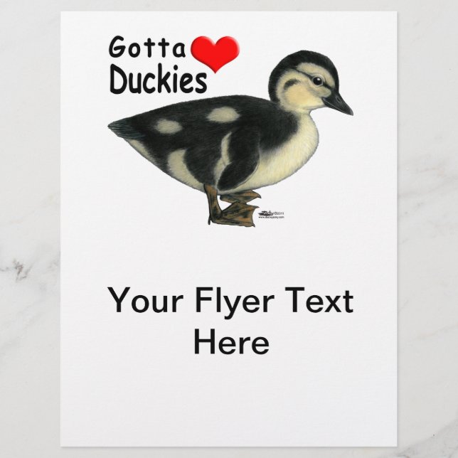 Gotta Love Duckies Flyer (Front)