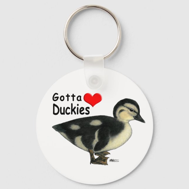 Gotta Love Duckies Keychain (Front)