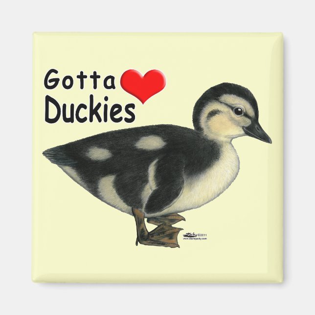 Gotta Love Duckies Magnet (Front)