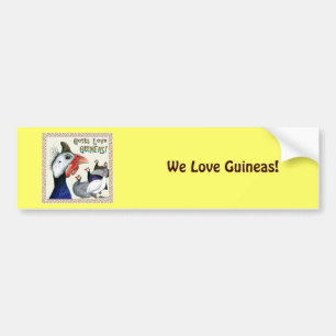 Gotta Love Guineas! Bumper Sticker