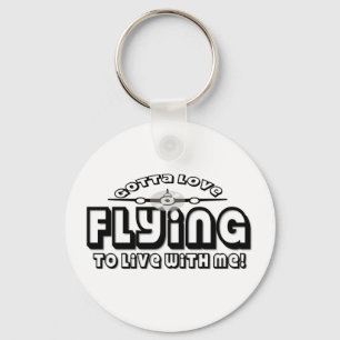 gottaloveflying keychain