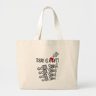 gottasingday16 large tote bag