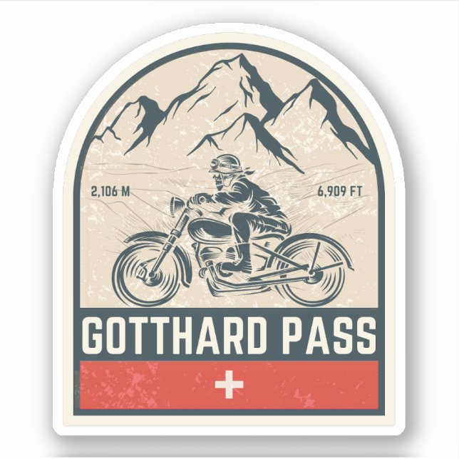 Gotthard Pass swiss–alps motorcycle tour (Front)