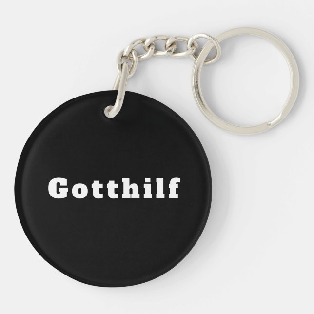 Gotthilf Keychain (Back)