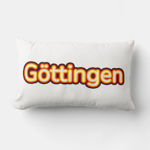 Göttingen Deutschland Germany Lumbar Pillow