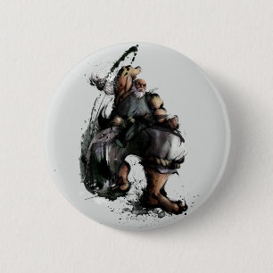Gouken Chop 2 Inch Round Button
