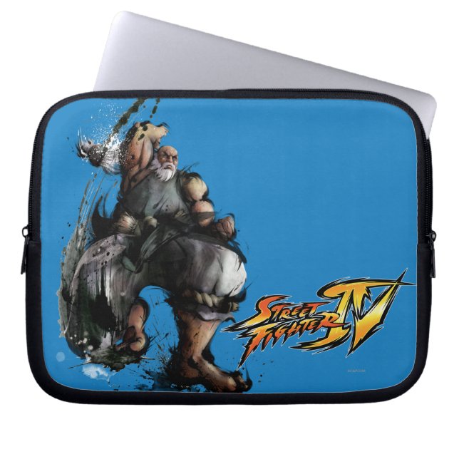 Gouken Chop Laptop Sleeve (Front)