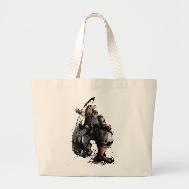 Gouken Chop Large Tote Bag (Front)