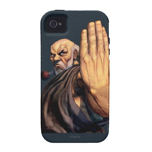 Gouken Raised Hand Case-Mate iPhone Case (Back)