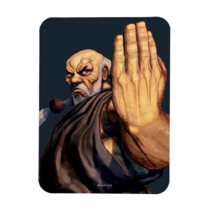 Gouken Raised Hand Magnet