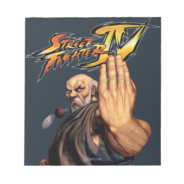 Gouken Raised Hand Notepad (Front)