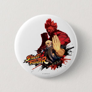 Gouken Vs. Akuma 2 Inch Round Button