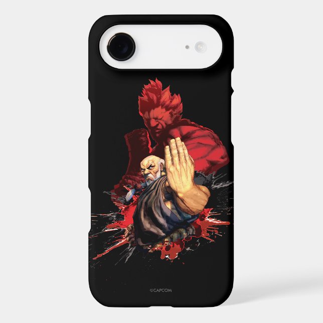 Gouken Vs. Akuma Case-Mate iPhone Case (Back)