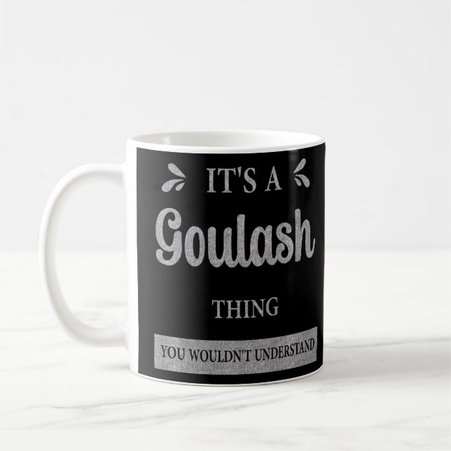 Goulash Hungary Hungarian Favourite Food Dish  Coffee Mug (Left)