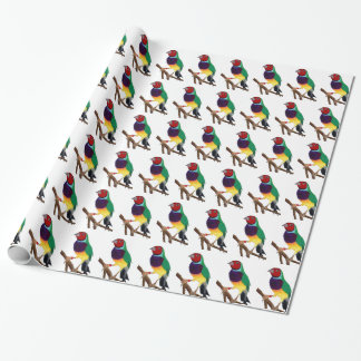 ~ Gouldian Finch ~ Original Art ~ Wrapping Paper