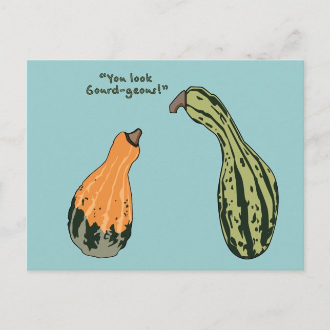 Gourd-geous Postcard (Front)