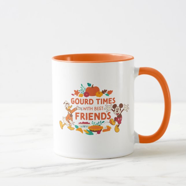 Gourd Times with Donald and Mickey Mug (Right)