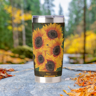 Gourde Isotherme Âme de Tournesol Jaune