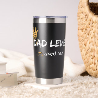 Gourde Isotherme Art pour papa niveau maximum gamer rétro